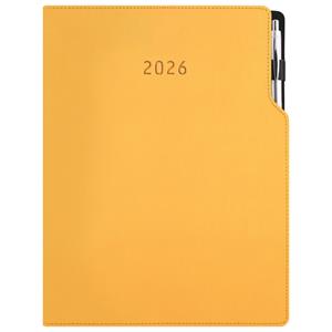 Diář GEP s propiskou týdenní A4 2026 - hořčicová