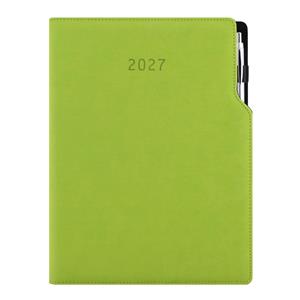 Diář GEP s propiskou týdenní A4 2027 - světle zelená