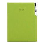Diář GEP s propiskou týdenní A4 2027 - světle zelená