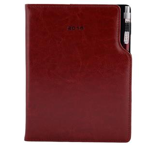 Diář GEP s propiskou týdenní A5 2016 polský - hnědá