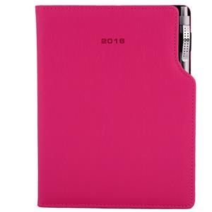 Diář GEP s propiskou týdenní A5 2016 polský - růžová