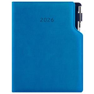 Diář GEP s propiskou týdenní A5 2026 slovenský - modrá pastelová