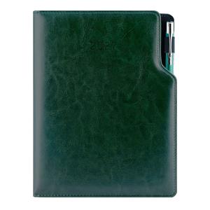 Diář GEP s propiskou týdenní A5 2027 český - zelená