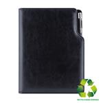 Diář GEP s propiskou týdenní B5 2027 - černá/černý vnitřek - recyklovaná koženka