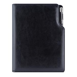 Diář GEP s propiskou týdenní B5 2027 - černá/černý vnitřek