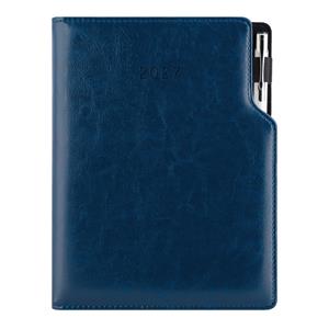 Diář GEP s propiskou týdenní B6 2027 - modrá