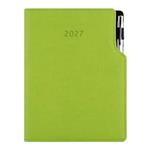 Diář GEP s propiskou týdenní B6 2027 - světle zelená