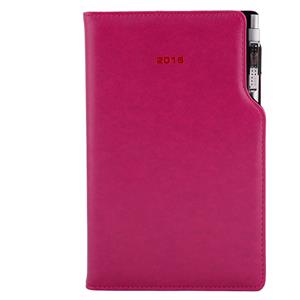 Diář GEP s propiskou týdenní kapesní 2016 slovenský - nachová