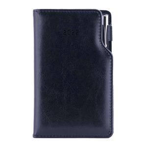 Diář GEP s propiskou týdenní kapesní 2022 polský - černá/černý vnitřek