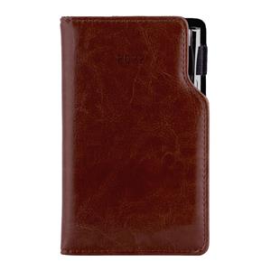 Diář GEP s propiskou týdenní kapesní 2022 slovenský - hnědá