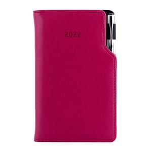 Diář GEP s propiskou týdenní kapesní 2022 slovenský - nachová