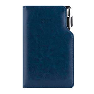 Diář GEP s propiskou týdenní kapesní 2027 český - modrá