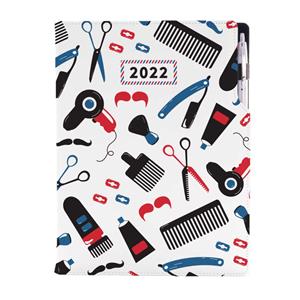 Diář KADEŘNICKÝ Barber - DESIGN denní A4 2022 polský