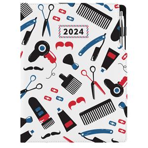 Diář KADEŘNICKÝ Barber - DESIGN denní A4 2024