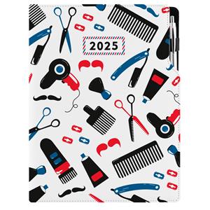 Diář KADEŘNICKÝ Barber - DESIGN denní A4 2025