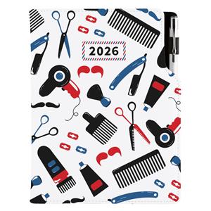 Diář KADEŘNICKÝ Barber - DESIGN denní A5 2026 český