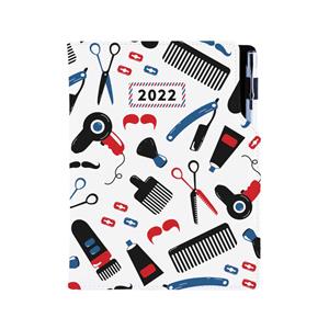 Diář KADEŘNICKÝ Barber - DESIGN denní B6 2022