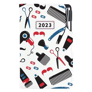 Diář KADEŘNICKÝ Barber - DESIGN týdenní kapesní 2023 slovenský