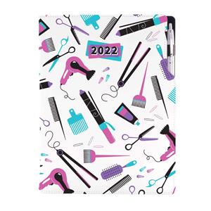 Diář KADEŘNICKÝ Hairdresser - DESIGN denní A4 2022