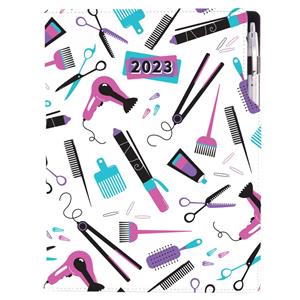 Diář KADEŘNICKÝ Hairdresser - DESIGN denní A4 2023 polský