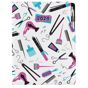 Diář KADEŘNICKÝ Hairdresser - DESIGN denní A4 2024 polský