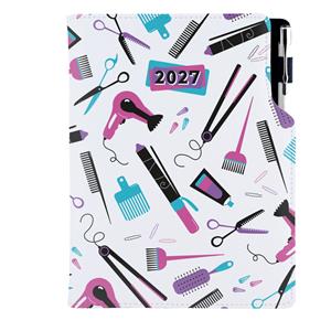 Diář KADEŘNICKÝ Hairdresser - DESIGN týdenní A5 2027 slovenský