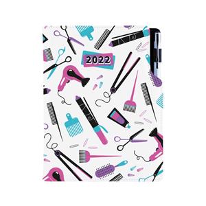 Diář KADEŘNICKÝ Hairdresser - DESIGN týdenní B6 2022