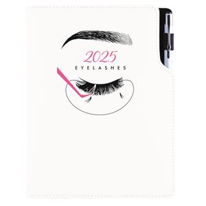 Diář KOSMETICKÝ Eyelashes - DESIGN denní A5 2025 český