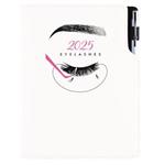 Diář KOSMETICKÝ Eyelashes - DESIGN týdenní B5 2025