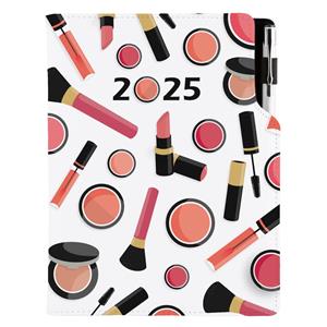 Diář KOSMETICKÝ Make up - DESIGN týdenní A5 2025 český