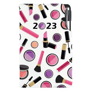 Diář KOSMETICKÝ Make up - DESIGN týdenní kapesní 2023 slovenský