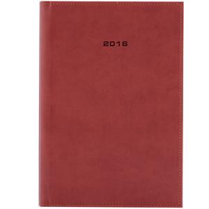 Diář LIBRA denní A5 2016 český - hnědá