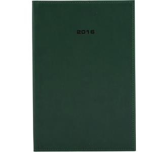 Diář LIBRA denní A5 2016 český - zelená