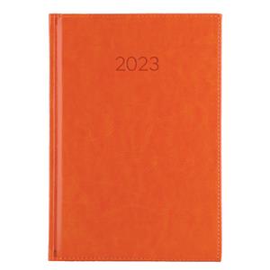 Diář LIBRA denní A5 2023 český - oranžová