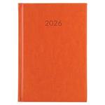 Diář LIBRA denní A5 2026 český - oranžová