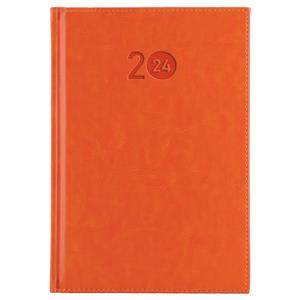 Diář LIBRA týdenní A5 2024 český - oranžová