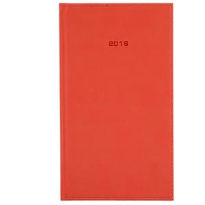 Diář LIBRA týdenní kapesní 2016 český - oranžová