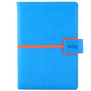 Diář Magnetic denní A5 2016 polský - modrá oranžová