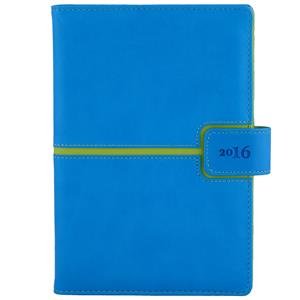 Diář Magnetic denní A5 2016 polský - modrá/zelená