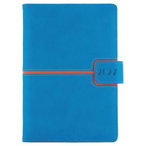 Diář MAGNETIC denní A5 2027 český - modrá/oranžová