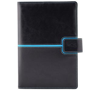 Diář Magnetic týdenní A5 2016 polský - černá/tyrkysová