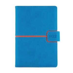 Diář MAGNETIC týdenní A5 2022 slovenský - modrá/oranžová