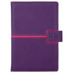 Diář MAGNETIC týdenní B6 2027 - fialová/růžová