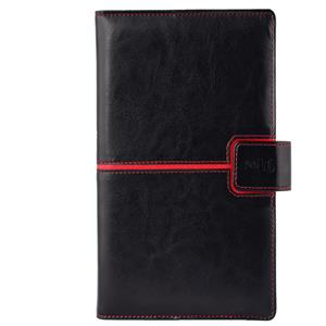 Diář Magnetic týdenní kapesní 2016 polský - černá/červená