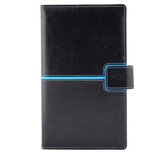 Diář Magnetic týdenní kapesní 2016 polský - černá/tyrkysová