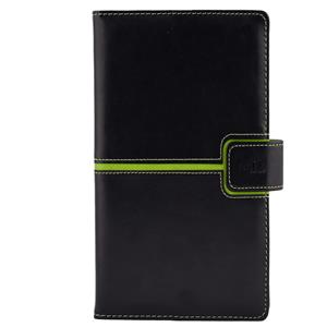 Diář Magnetic týdenní kapesní 2016 polský - černá/zelená