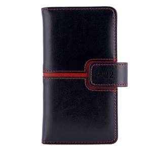 Diář MAGNETIC týdenní kapesní 2022 polský - černá/červená