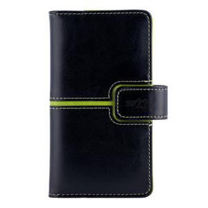 Diář MAGNETIC týdenní kapesní 2022 slovenský - černá/zelená