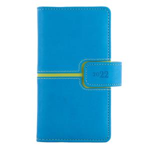 Diář MAGNETIC týdenní kapesní 2022 slovenský - modrá/zelená