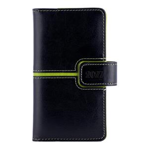 Diář MAGNETIC týdenní kapesní 2027 český - černá/zelená